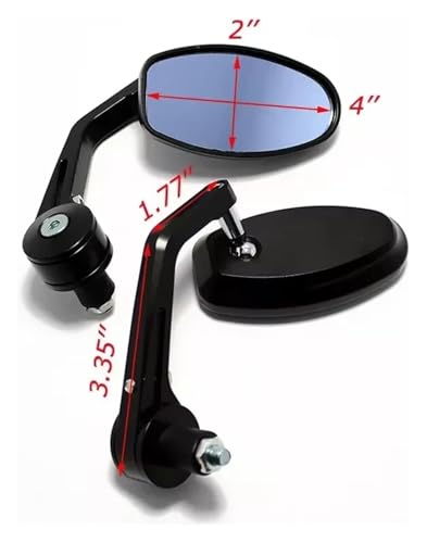 Espejos Retrovisores sin Vibración para Moto Triumph Speed Triple 1050 5
