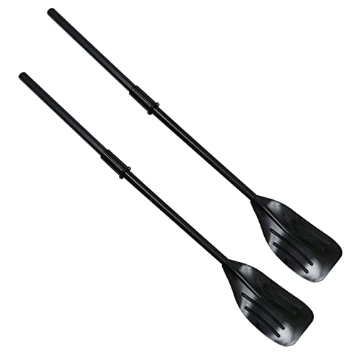 Happyyami 2Pcs Durable Kayak Paddle Set Portable Detachable Oars for Canoeing Boating Professional Boat Accessories for Inflatable Rafts Kayaks