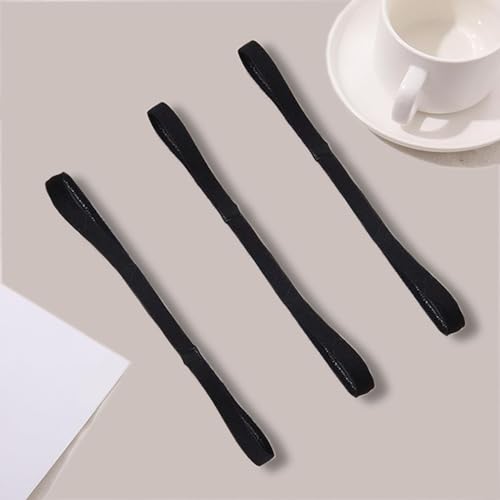 3 Stück Haarband Herren,Sport Haarband,Elastische Haarband,Nicht Rutschend,Schwarz?für Fitnessstudio,Hockey,FußBall,Tennis,Yoga,Laufen
