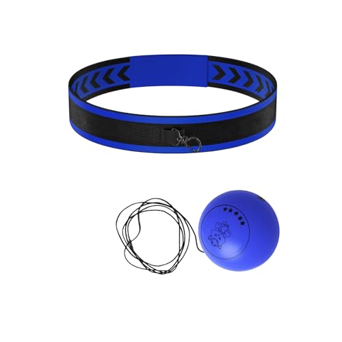 Diadema de bolas de boxeo Reflex - Juego de pelotas de entrenamiento | Pelota de boxeo reflejo | Equipo de perforación de reacción | Divertido entrenador de coordinación ojo-mano con fácil