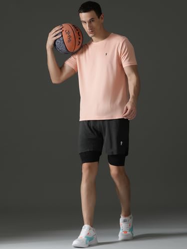 Image of EPPE Men's Round Collar T-Shirt | Regular & Dry Fit Summer Stylish Casual Tee | Polyester Half Sleeve T-Shirts for Men.