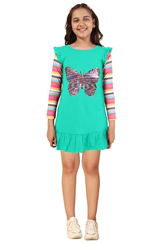 Image of KYDA KIDS 100% Cotton Long t-Shirt for Girls - Full Sleeve Tops
