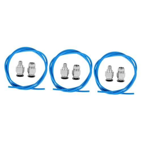 iplusmile 3pcs Printer Ptfe Bowden Tube Ptfe Tube Connector for Printing Supplies