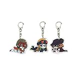EBTY DREAMS Inc. - Set of 3 Persona 5 Acrylic Keychain Futaba Sakura, Gorou Akechi, Haru Okumura v2