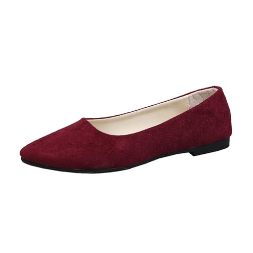 Chaussures pour femme Escarpins à bout carré Chaussures hautes pour femme Talon bon marché, Bordeaux, 43 EU