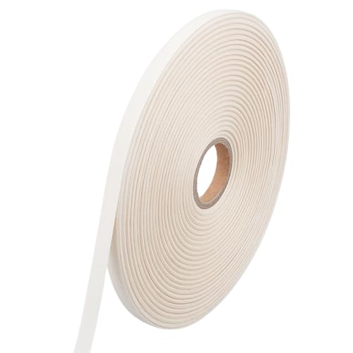 BENECREAT Etiquetas para Ropa Termoadhesivas de 100 m, de Color Amarillo Claro, Escribir, Etiquetas de Tela de Costura En Blanco de 10mm, Etiquetas de Tela Lavables para Disfraces para Marcar Prendas