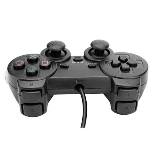 Kit 02 Controles Joystick Compatível com Playstation2 PS2 Game Joypad Dual Shock