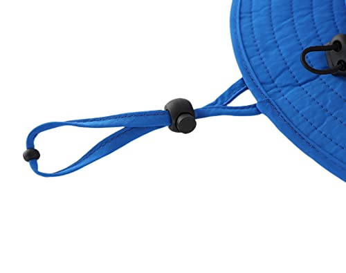 Llmoway Mesh Sun Hat Toddler Kids Wide Brim Adjustable Boys Girls Summer Hiking Beach Hats Blue #TOP5