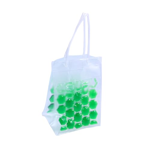 BIUDECO Pvc Wine Bottle Chill Cooler 2 Sides Red Wine Beer Chiller Bottle Ice Bag Gel Carrier Chilling for Weddings
