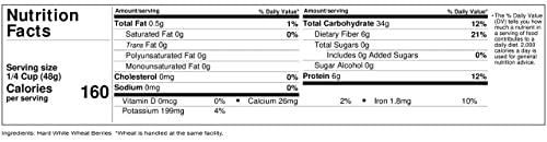 Non-GMO Project Verified Hard White Wheat Berries | 5 LB Burlap Bag | 100% Non-Irradiated | Kosher Parve | USA Grown | Field Traced - Thumbnail 7