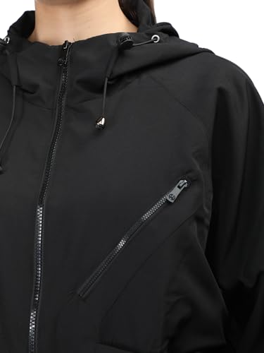 Image of CHKOKKO Sunscreen Jacket for Women Hooded Zipper Sports Jacket | UV Protection | Sun Protective | Lightweight Water Resistant | Riding Biker | Outdoor Travel Gym Running