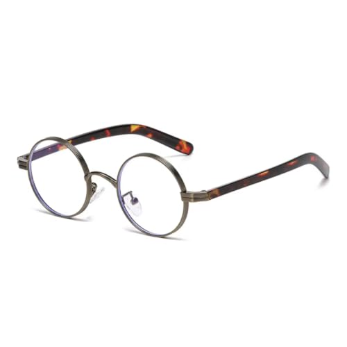 Lunettes de soleil rétro rondes punk avec protection intégrale UV400