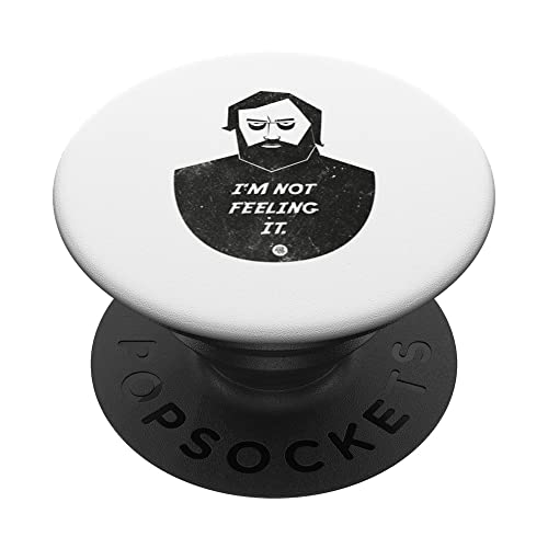 I'm not feeling it - Sarcastic Rebel Attitude Reject PopSockets Swappable PopGrip, Black