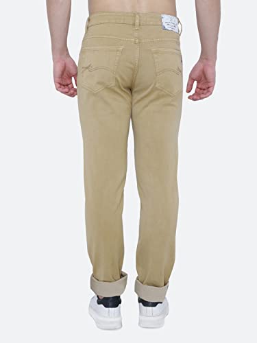 Image of Strechable Denim Regular Fit Mid Waist Light Weight Soft Feel Stretchable Denim Jeans Pant for Men