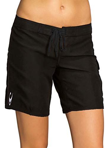 O'neill South Pacific 9 Inch Womens Stretch Boardshorts 15 Black #TOP28