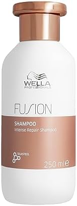Wella Professionals Fusion Intense Repair – reparierendes Tiefenreinigungsshampoo für strapaziertes & kaputtes Haar – glättend & pflegend für bessere Kämmbarkeit