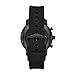 Fossil Q Men's Gen 3 Explorist Stainless Steel and Silicone Smartwatch, Color: Black (Model: FTW4005)