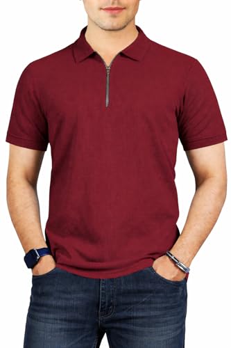 Image of Men's Polyester Rich Solid Polo Tshirt | Collar Tshirts | Half Sleeves | Plain-Regular Fit