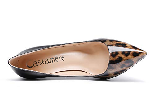 Image of Castamere Womens High Heels Pointed-Toe Slip-on Stilettos Pumps 4Inch Heel Shoes