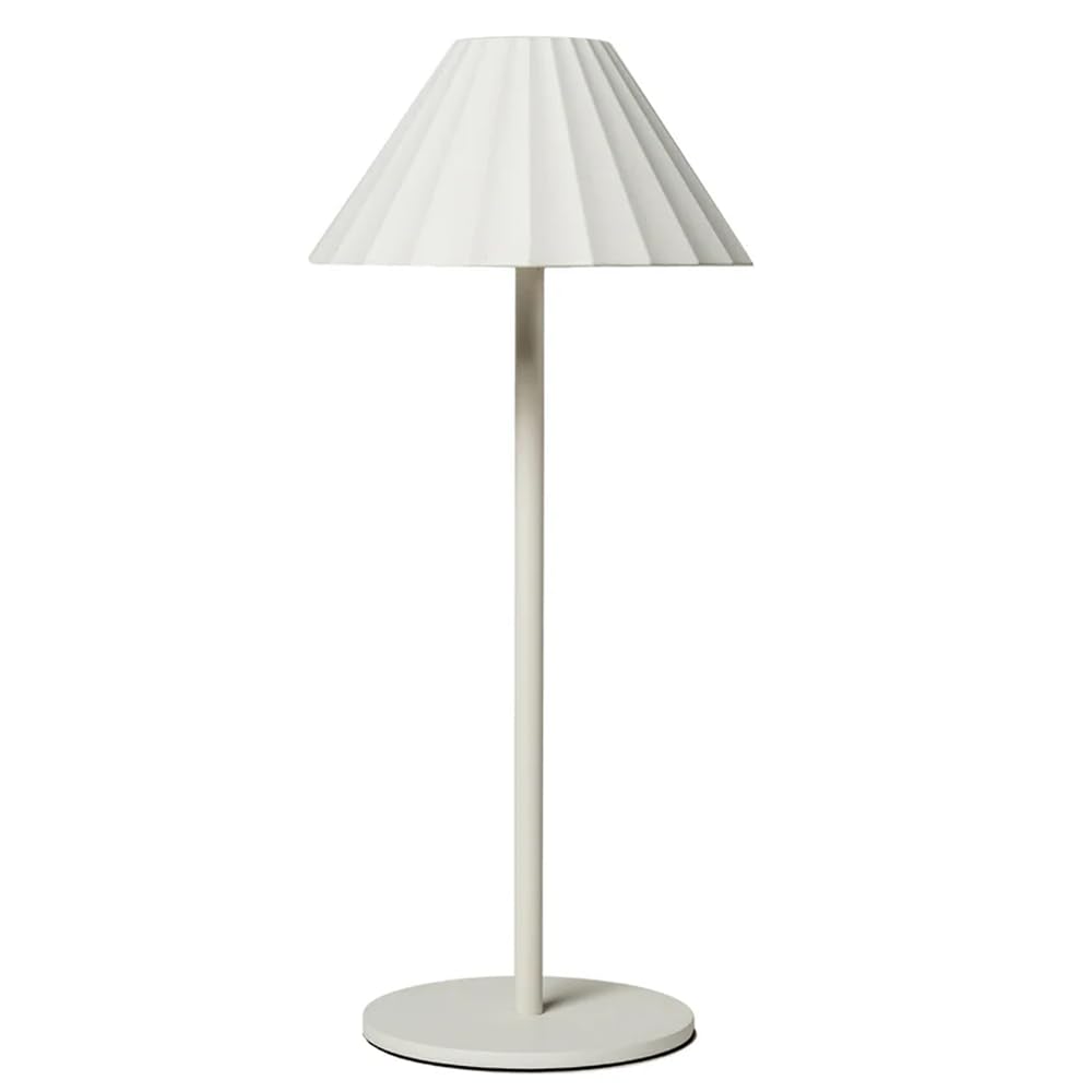 Wiby Lampada da Tavolo Ricaricabile LED Senza Fili, Lampada Bottiglia，Altezza Regolabile，Tre Temperature Colore Regolabili Lamp, per Sala da Pranzo,Camera da Letto,All'aperto，Batteria 1800mAh(Bianco)