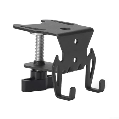 Oniissy Soporte para cartuchos de gas de camping para mesas de ≤ 2,5 cm para colgar botellas de hierro con abridor integrado y gancho multifuncional, ahorra espacio para accesorio de estufa de