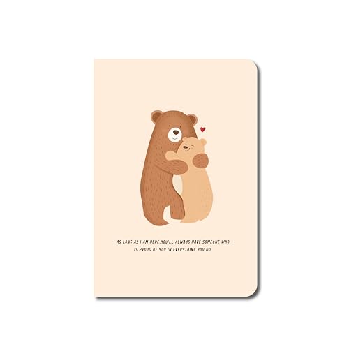 Image of FACTOR NOTES A6 Notebook (Always Proud of You) | Ruled, 160 Pages, 90 GSM Thick Paper | Cute Aesthetic Notebook for Women