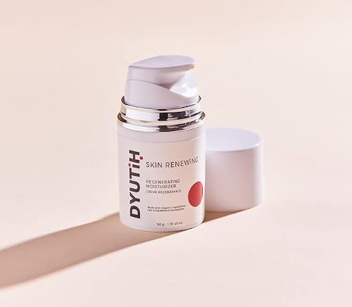 DYUTIH Organics SKIN RENEWING Regenerating Moisturizer. Cruelty-Free, Vegan, Plant-based Formula Made with Organic Ingredients (1.75 fl.oz)
