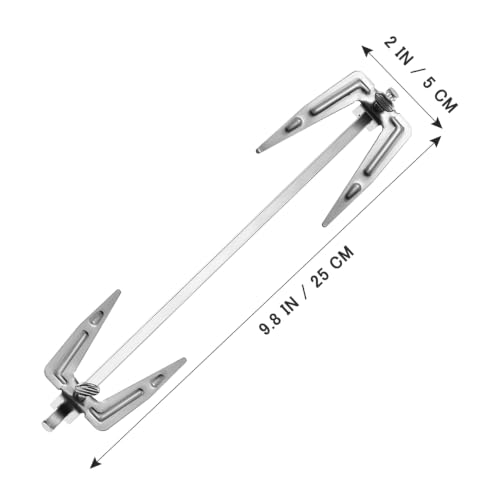 Image of DOITOOL Stainles Steel Air Fryer Fork, Air Fryer Accessories Replacement Parts, Roast Chicken Fork Fish Meat Grilling for BBQ Home Kitchen Outdoor, 9.8 inchL x 1.9 inchW