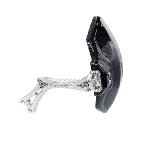 Garde-boue universel moto extension arrière carbone contre le dos mouillé