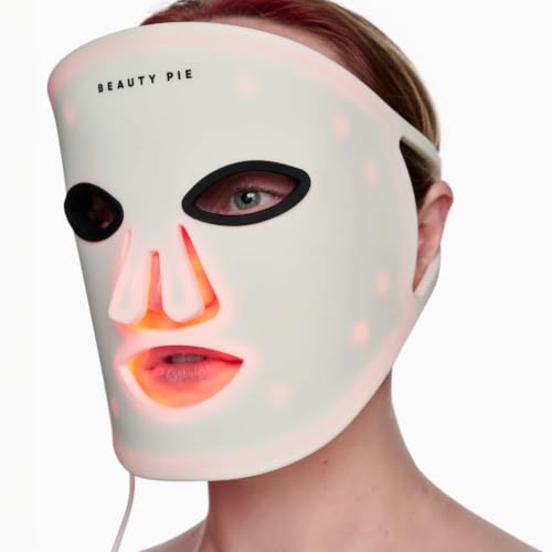 Beauty Pie C-Wave Light Facial LED Mask Dual Red + Near-Infrared 630/830 nm Phototherapy Device for Wrinkles Firming & Even Skin Tone