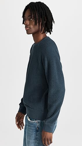 Club Monaco Men's Long Sleeve Boucle Sweatshirt4