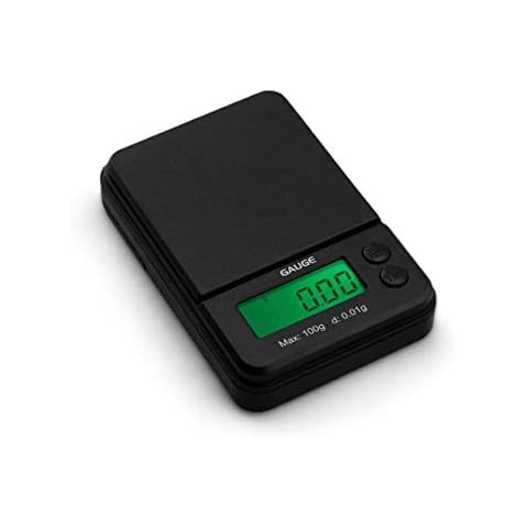 Truweigh Gauge Digital Mini Scale - (100g x 0.01g - Black) - Digital Travel Scale - Mini Digital Scale - Small Pocket Size Scale - Traveling Scales Digital Weight - Travel Digital Kitchen Scale Cover