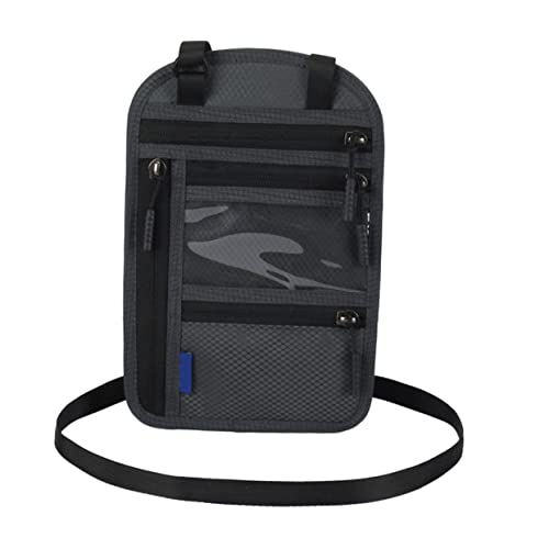 Borsa Da Viaggio Da Collo Portadocumenti Da Per Documenti Patente Di Guida E Monete Cordino