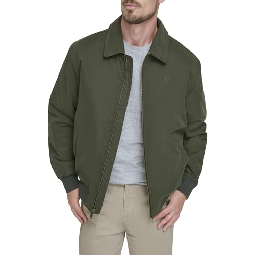 Image of Dockers Men's Microtwill Golf Bomber Jacket