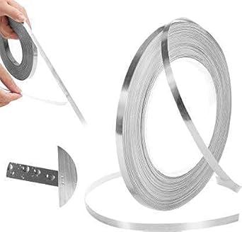 Honexa 50m Home Tile Sticker Waterproof Gap Sealing Tape Strip Adhesive Tile Decoration Floor Tape for Floor and Wall(1cm x 50m) (Silver, 1)