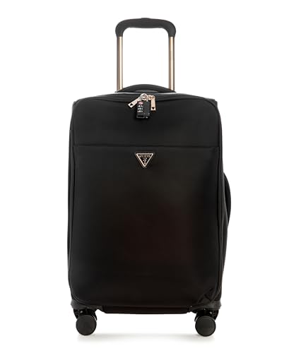 GUESS Follie 8-Wheel Suitcase, Black, Carry-On 20-Inch