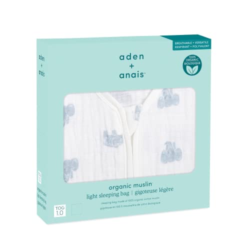 Image of aden + anais Baby Sleeping Bag, Wearable Swaddle Blanket for Girls & Boys, Newborn Sleep Sack, Breathable & Lightweight