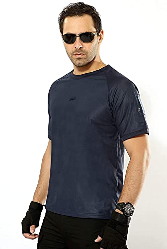 STARTAIKE Men's Short Sleeve Tactical Work Combat T-Shirt Shirt Quick Dry UV Protection