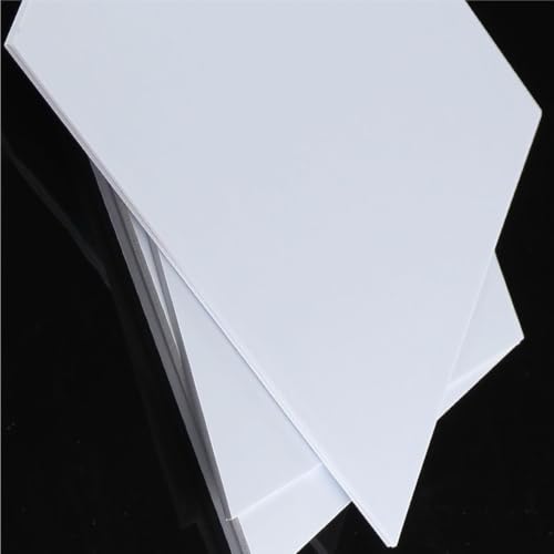 Hoja de plástico ABS rígido negro de 20x25 cm para termoformado casero 3mm