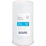 Dohe – Luftpolsterfolie auf Rolle – 50 cm (Breite) x 10 m (Länge), Transparent, Ideal zum Schutz bei Sendungen, Umzügen, Zerbrechlichen Gegenständen, Verpackung – Büromaterial