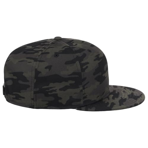 Image of Lids Blank Dime Adjustable Snapback Hat