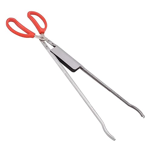 OFFSCH Elbow Lobster Clip Stainless Steel Crab Tong EEL Clamp Multi-Function Outdoor Sea Crab Clamp Fishing Tool