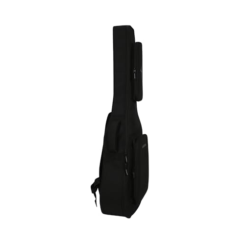 Image of Heavy Duty Acoustic Guitar Bag with Dual Pockets - 12mm Padded Waterproof Gig Bag Cover Fits 38 inch, 39 inch, 40 inch, 41 inch, and 41.5-Inch Guitars (Yamaha Fender Ibanez & More)