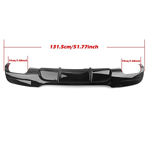 Diffuseur arrière noir brillant pour BMW E90 E91 M Sport finition spoiler premium - 7