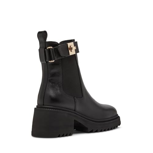 Bottines Gates Steve Madden en cuir noir idéales pour le bureau