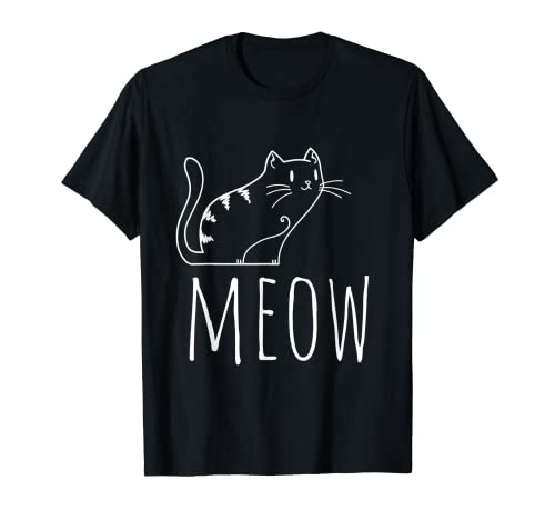 Lindo regalo para amantes de los gatos - Miau Camiseta