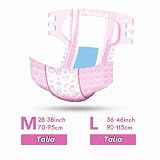 LittleForBig Drukowane Briefy pieluchy dla dorosłych Dorośli Baby miłośnik pieluszek ABDL 10 sztuki-Przedszkole Różowy M