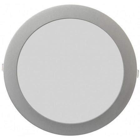 DOWNLIGHT LEDSTAY LS-102118 - Led redondo empotrable, 18W, hasta 1620 lúmenes 220V, acabado plata, luz calida (3200 K)