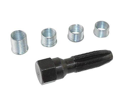 Preisvergleich Produktbild Hycy® 14Mm Zündkerzengewindereparatursatz Gewindewerkzeug-Gewindebohrer M14x1.25