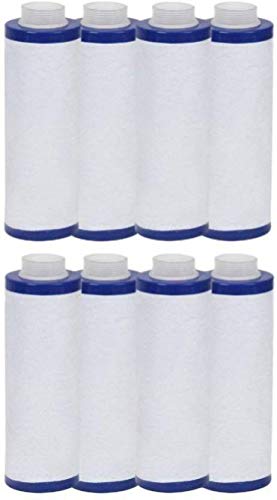 CAPITAL 8pc PP Yarn Wound Multi Layer RO UV Water Sediment Filter 9 Inch Cartridge Solid Filter Cartridge (Pack of 8)-image-48